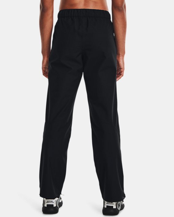 Women's UA Stormproof Lined Rain Pants, Black, pdpMainDesktop image number 1
